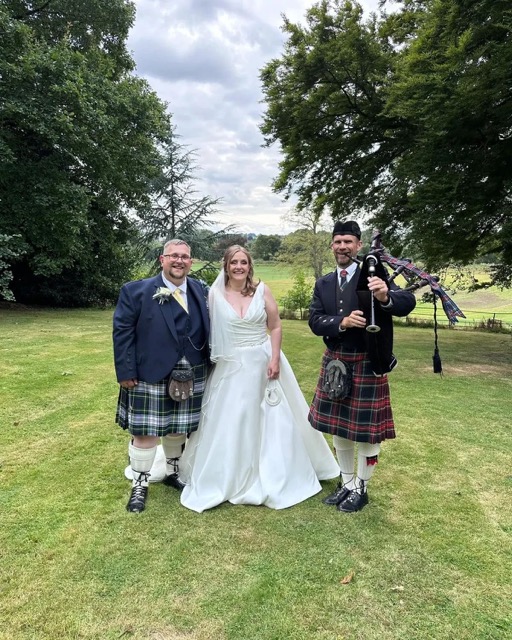 derby bagpiper