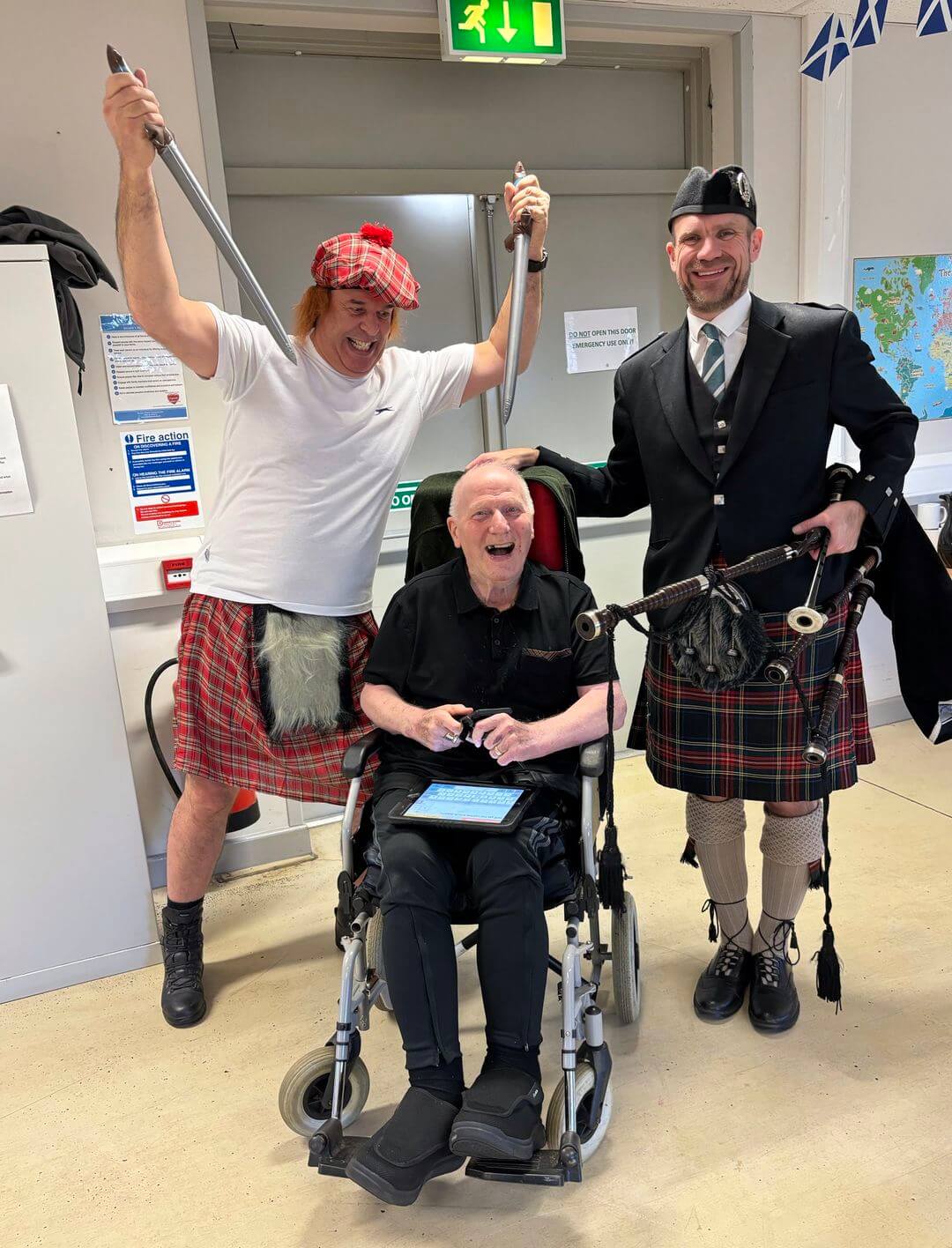 Care Home Bagpiper