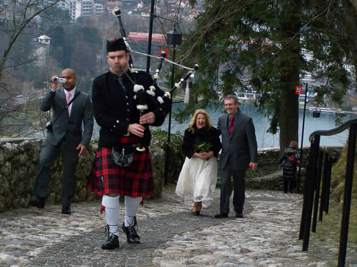 slovenia bagpiper hire