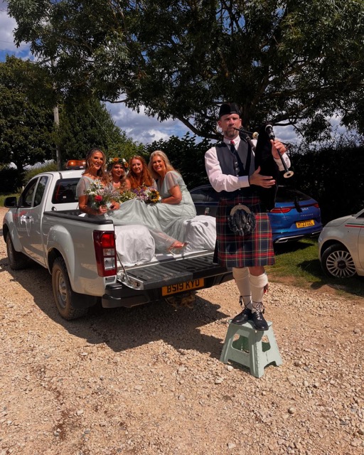 Yorkshire Wedding Bagpiper